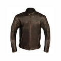 Brown Biker Motorcycle Premium Genuine Leather Jacket