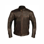 Brown Biker Motorcycle Premium Genuine Leather Jacket
