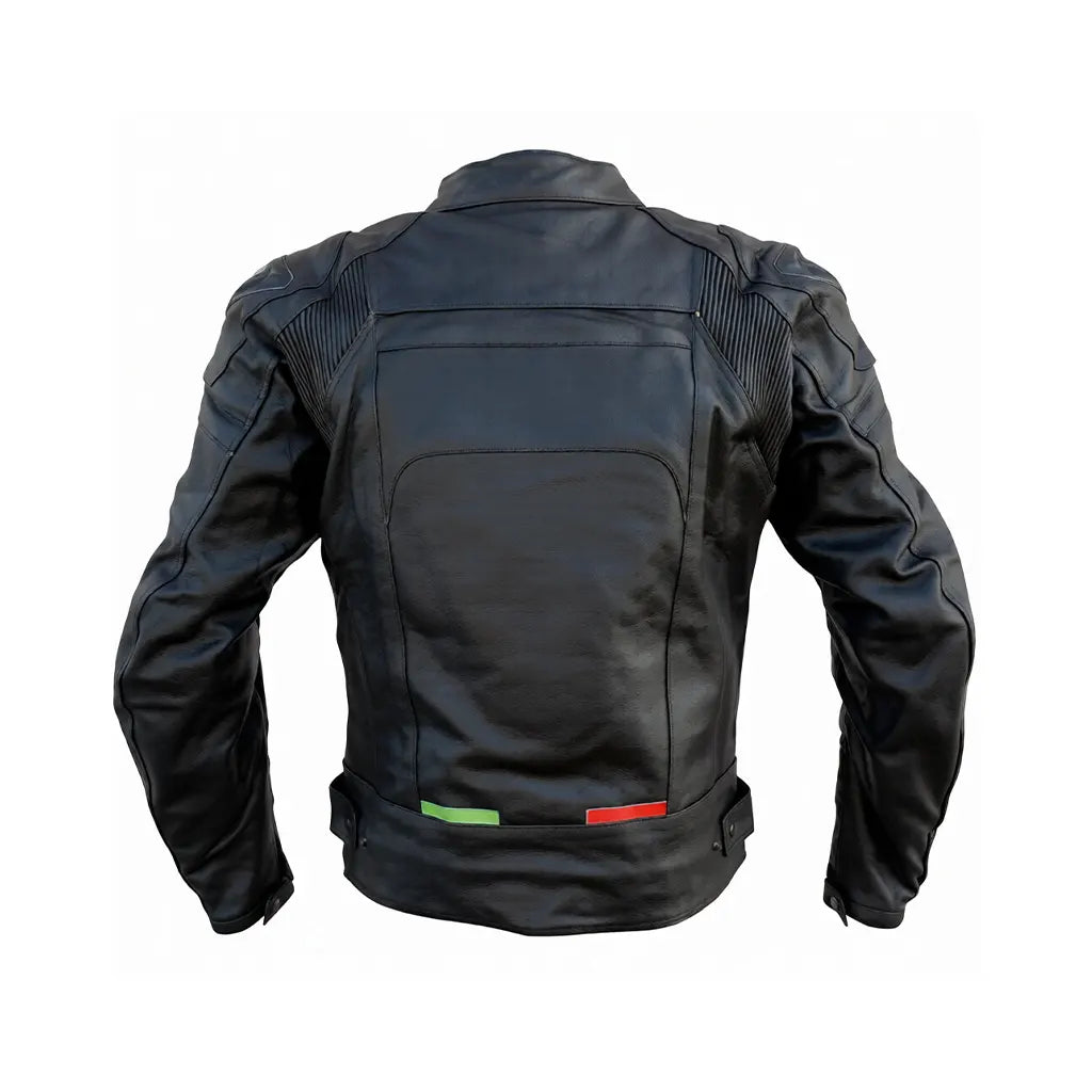 Leather Black Motorcycle Biker Racing Premium Genuine Leather Jacket
