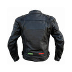 Leather Black Motorcycle Biker Racing Premium Genuine Leather Jacket