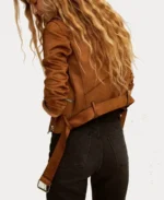 Brown Biker back