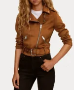 Brown Biker front