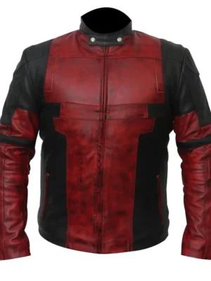 Deadpool Leather front