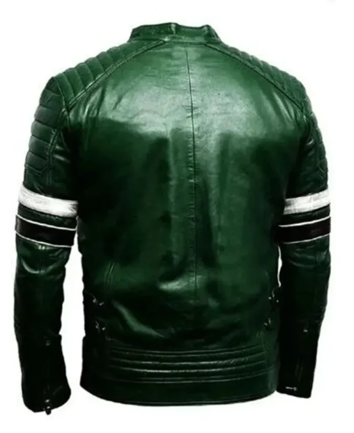 Green mens back