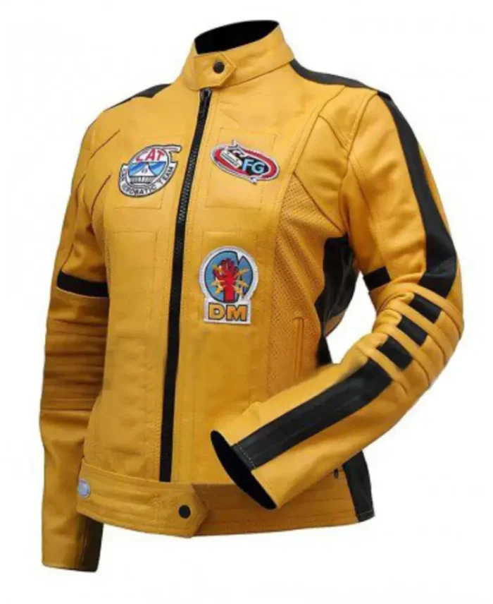 Yellow Biker front