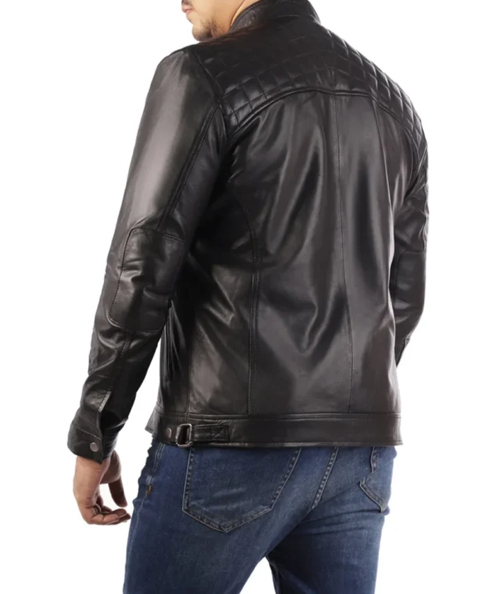 Biker black jactek back