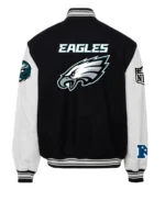 Black jacket back