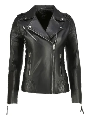 Black jacket front