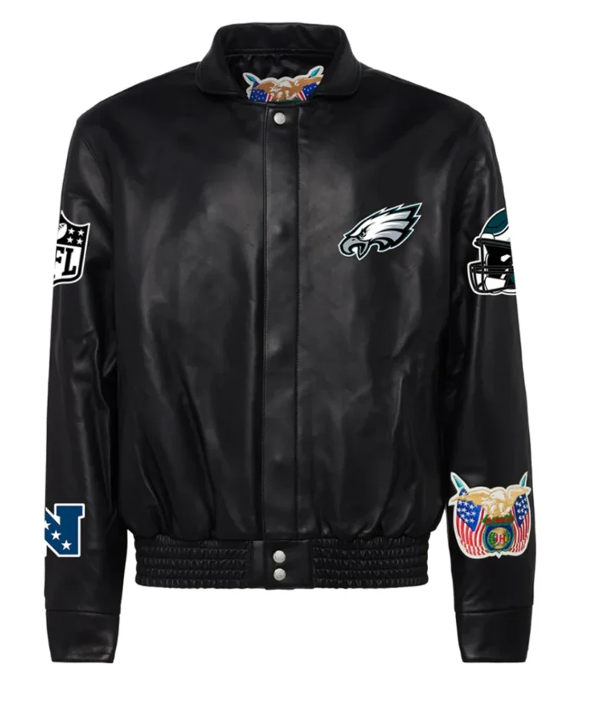 Black jacket front