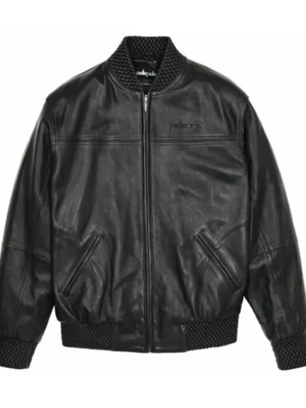 Black jacket front