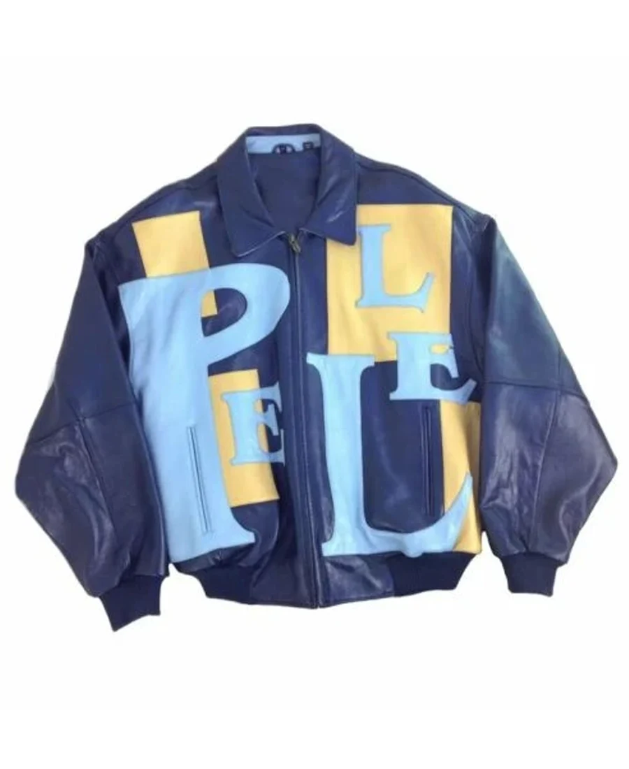 Blue jacket front