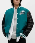 Green jacket front