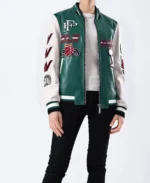 Green varsity front