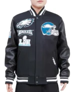 black jacket front