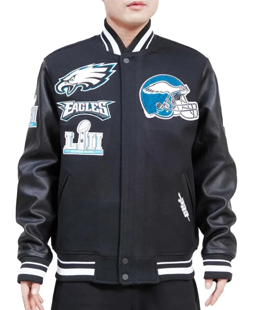 black jacket front