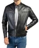 black jacket front