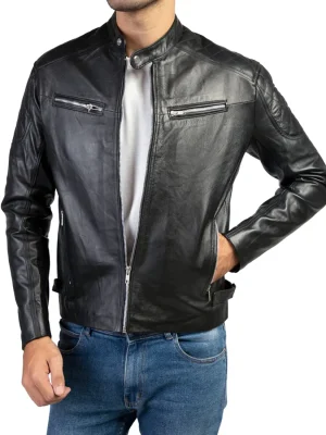 black jacket front
