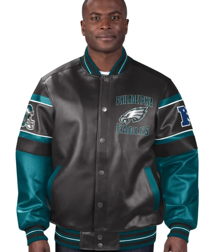 blue jacket front