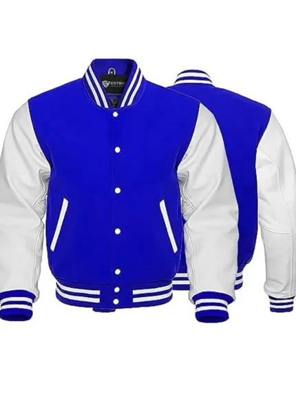 varsity bomber front and back