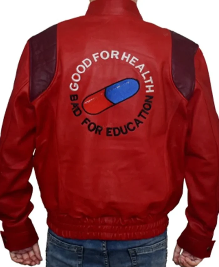 Akira Kaneda Red Leather Jacket back