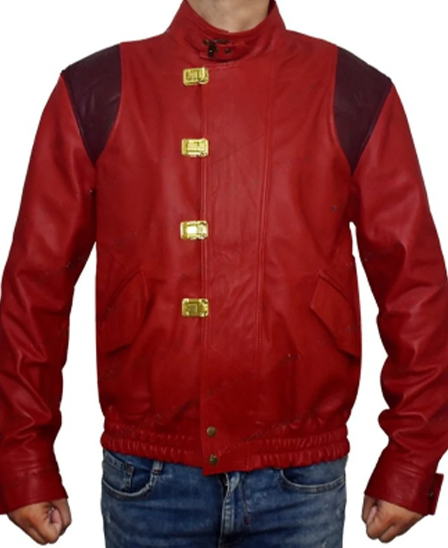 Akira Kaneda Red Leather Jacket