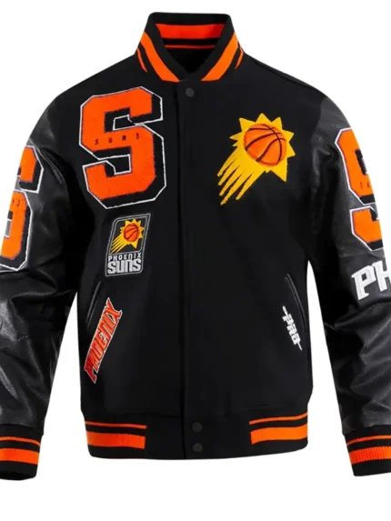 Carroll Phoenix Suns Black Varsity Jacket