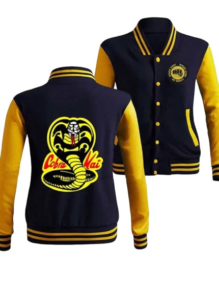 Cobra Kai Karate Kid Moletom Varsity Letterman Jacket