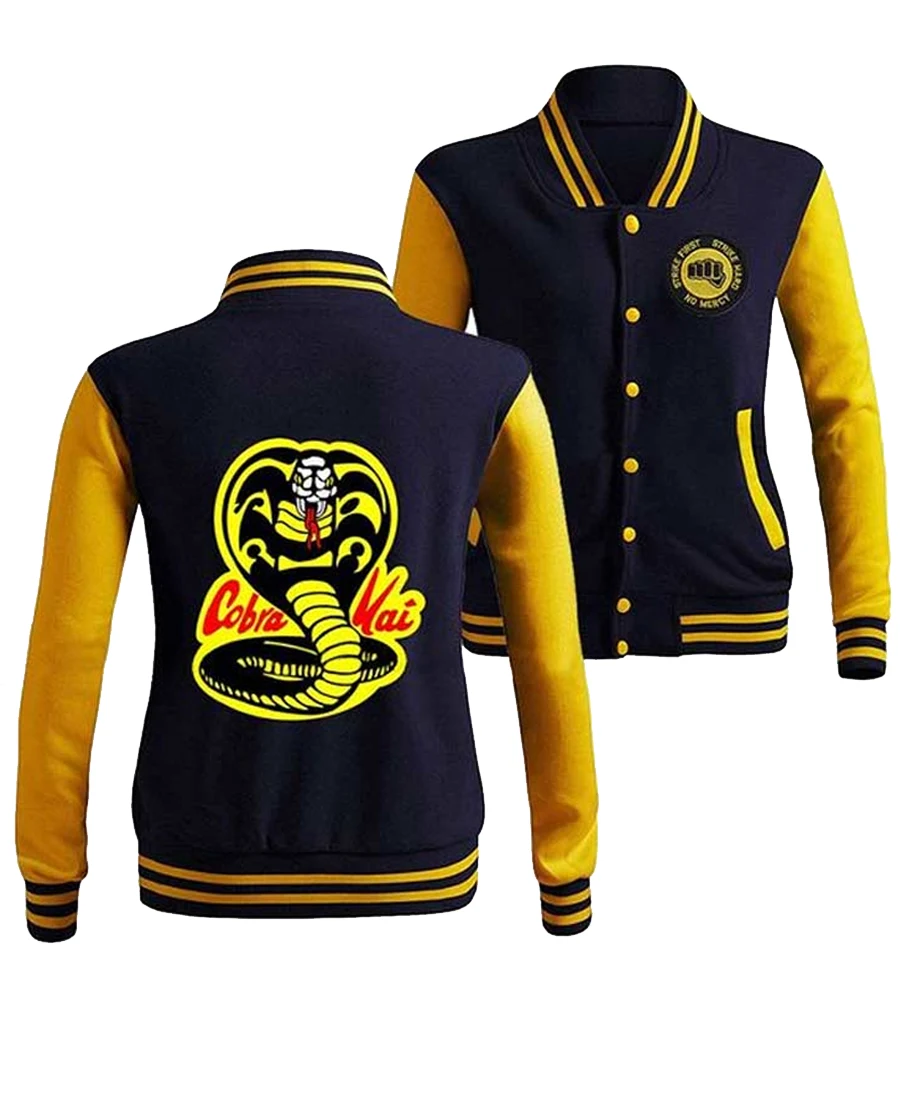 Cobra Kai Karate Kid Moletom Varsity Letterman Jacket