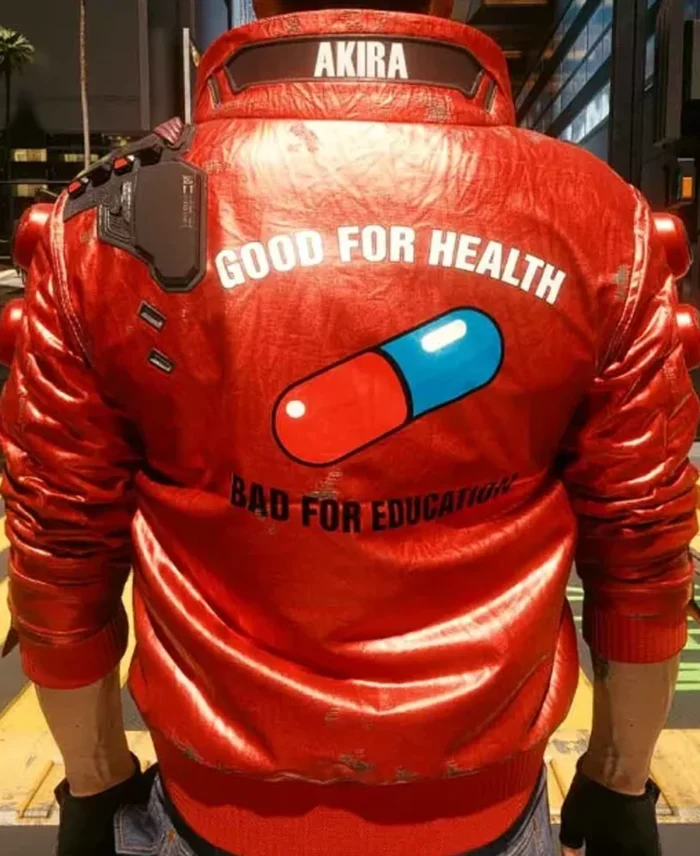 Cyberpunk 2077 Akira Capsule Red Jacket back