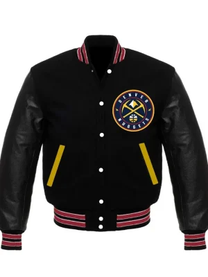 Denver Nuggets Varsity Jacket front
