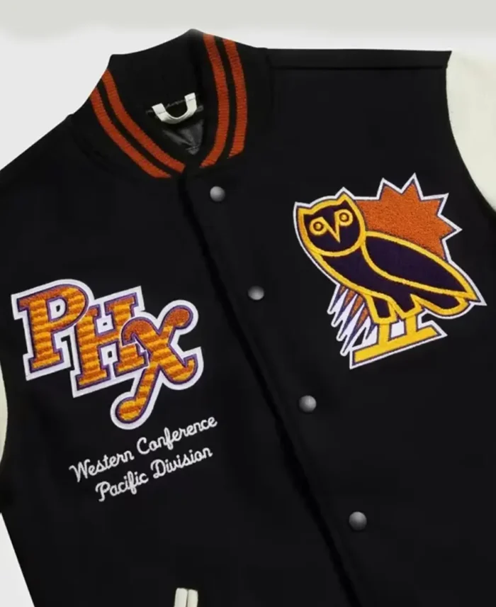 Dylan Phoenix Suns Wool Varsity Jacket side