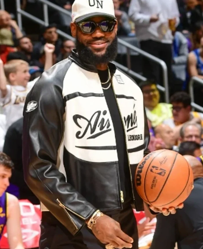 LeBron James Aimé Leon Dore Leather Jacket