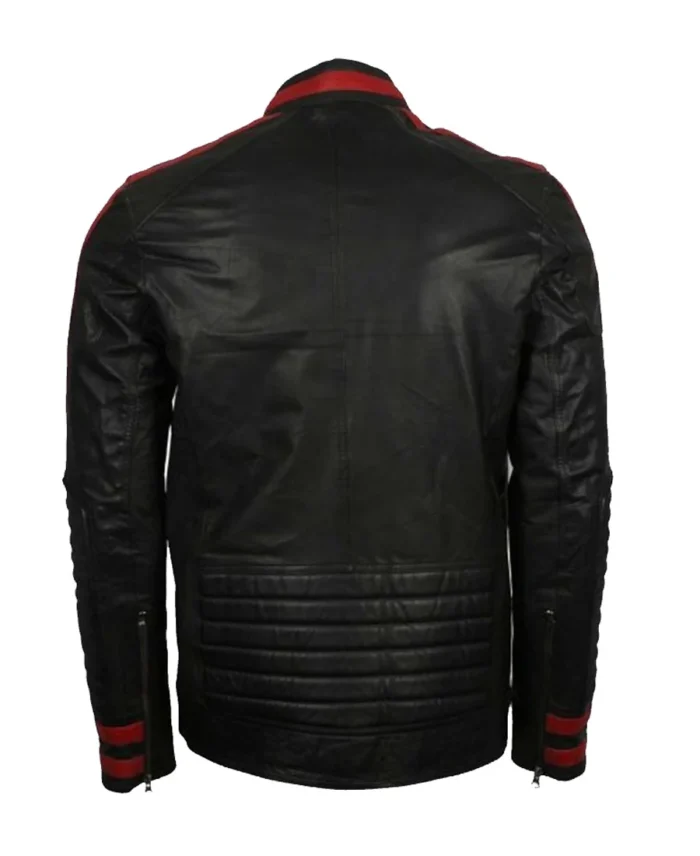 Mens Cafe Racer jacket back