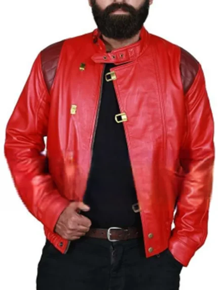 Red Capsule Akira Kaneda Leather Jacket front