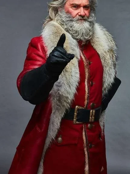 Santa Claus The Christmas Chronicles Shearling Fur Coat front