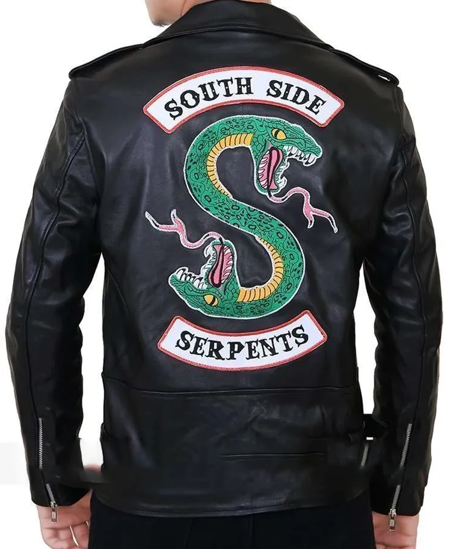 Southside Serpents Leather Jacket back