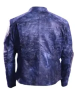 Superman Smallville Blue Leather Jacket back