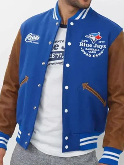Toronto Blue Jays Varsity Jacket front