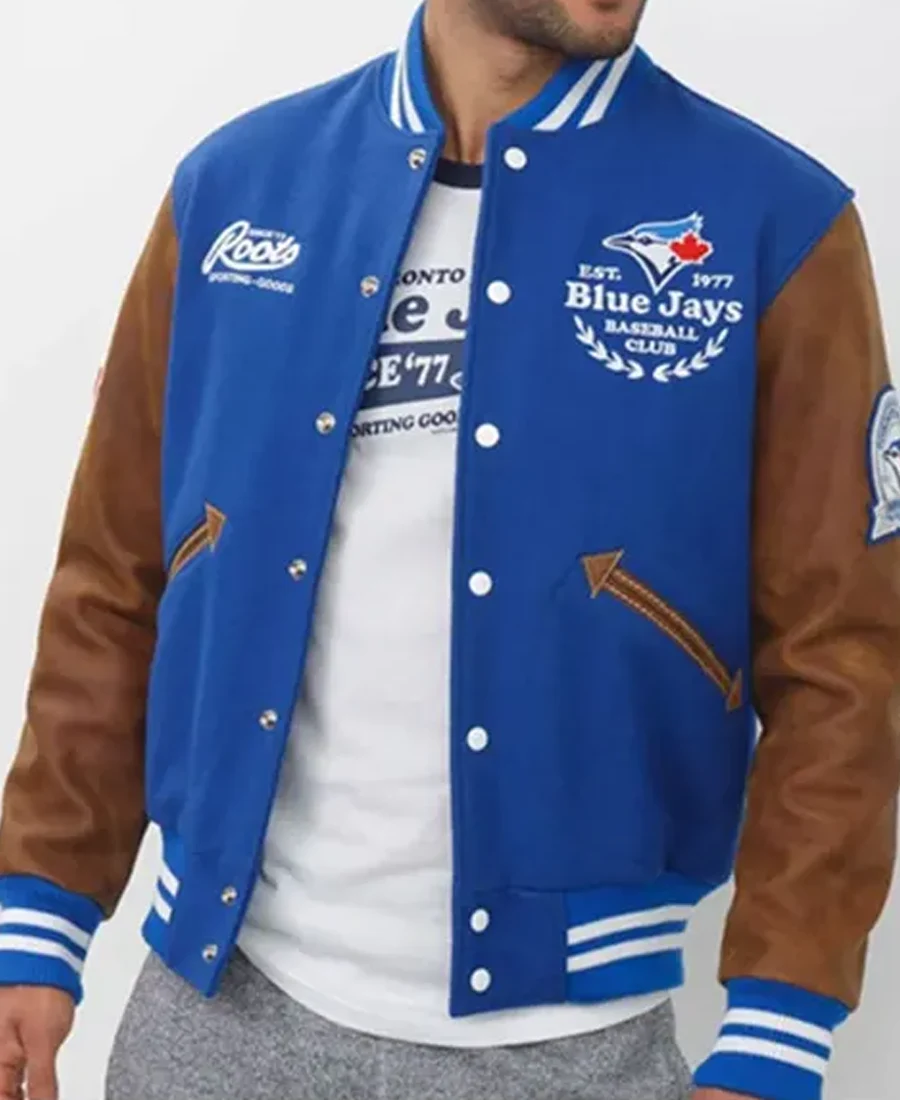 Toronto Blue Jays Varsity Jacket front