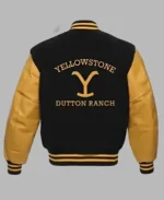 Yellowstone Dutton Ranch Varsity Jacket back