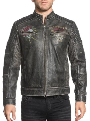 Affliction Leather Jacket