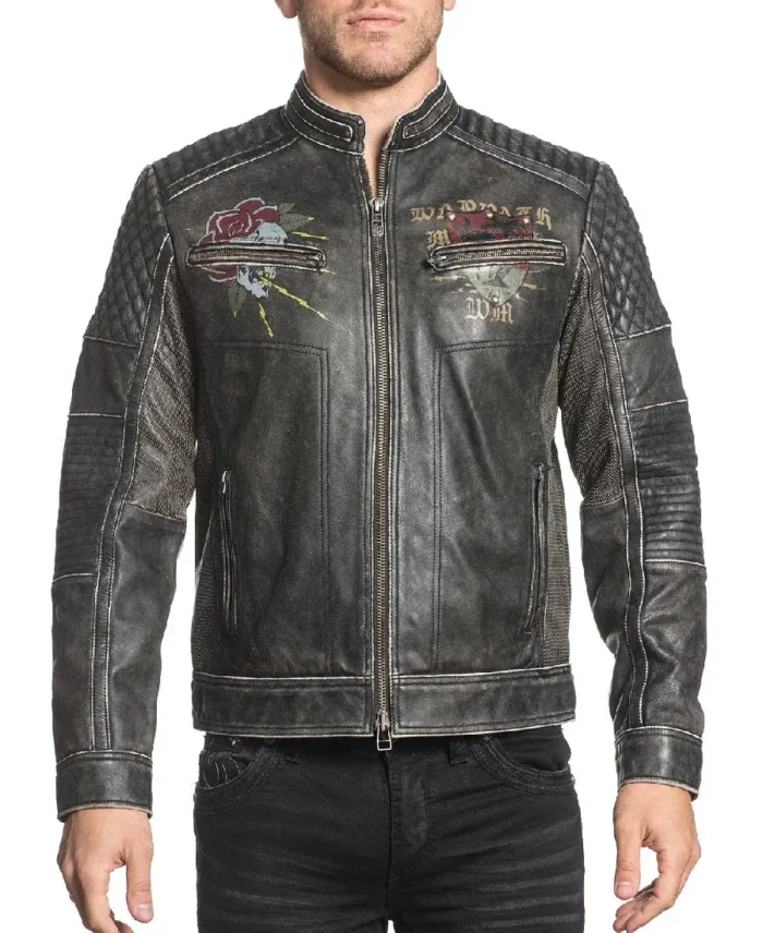 Affliction Leather Jacket