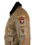 Aviator Mens Fur Bomber Jacket side 2