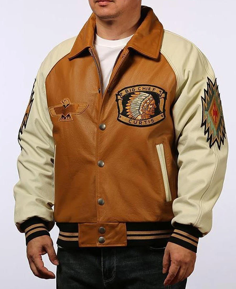 Big Chief Curtis Letterman Varsity Jacket front