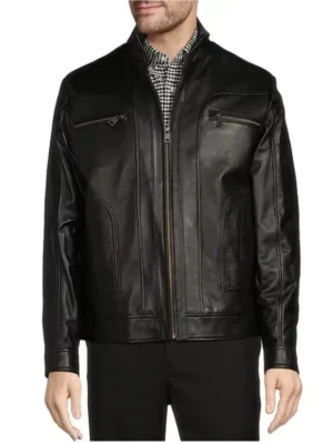 Roundtree And Yorke Leather Jacket