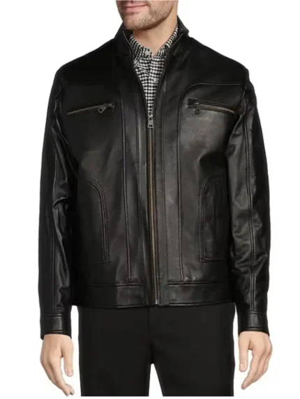 Roundtree And Yorke Leather Jacket