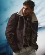 Sherpa Lined Leather Jacket