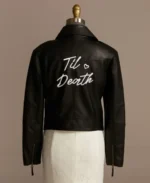 Til Death Leather Jacket Black