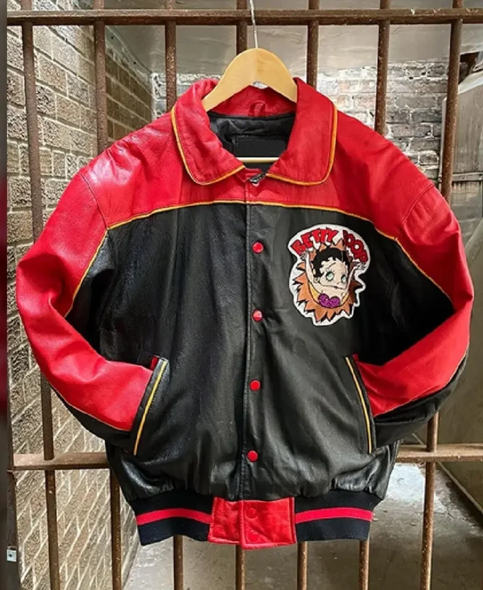 Betty Boop Leather Jacket Men