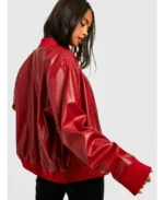 Boohoo Red Leather Jacket Buy